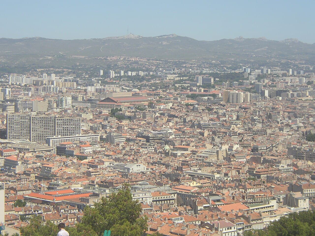 Vue sur le Vieux-Port, Marseille, France